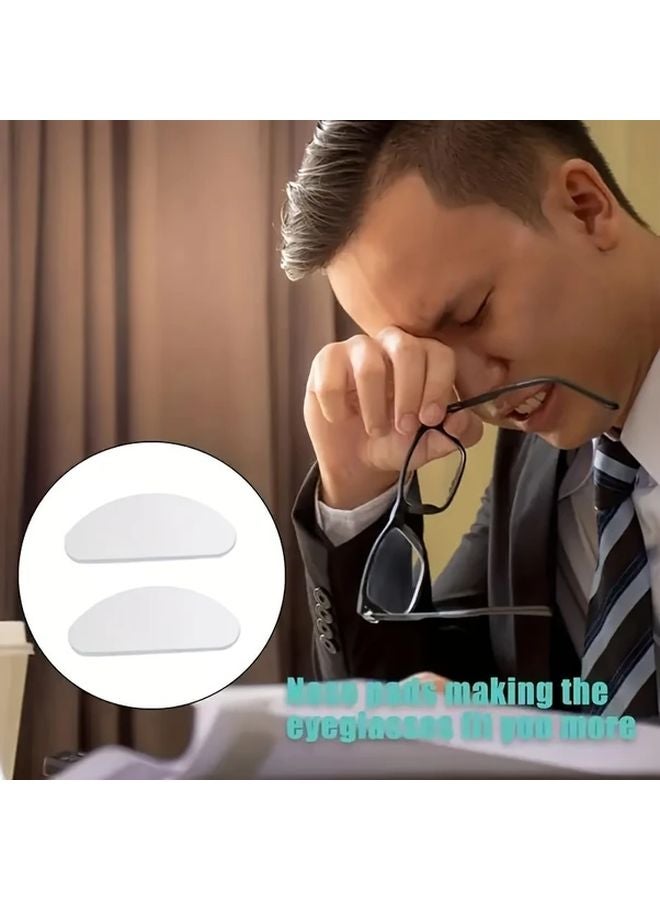 20 قطعة من وسادات الأنف السوداء للنظارات من المطاط المضاد للانزلاق، لتخفيف الضغط على الأنف ومنع السقوط - Image 5