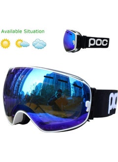 Double Layer Anti-Fog UV Snowboard Ski Goggles