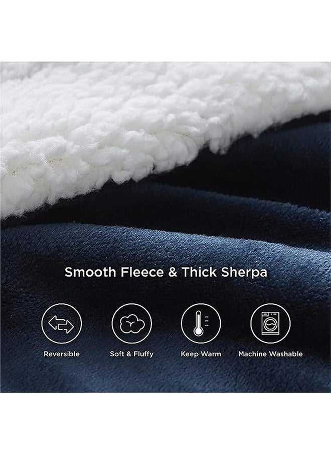 YANEK Yanek Polyester Micromink Summer Ac/Mild Winter/Heavy Winter Sherpa Blanket Super Soft Flannel Solid/Plain (150 x 200, Mix Color)  - Image 5
