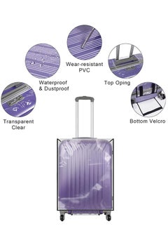Lemon Waterproof Travel Luggage Cover, Suitcase Protector Clear,  Waterproof and Dustproof  (26Inch)  - Image 2