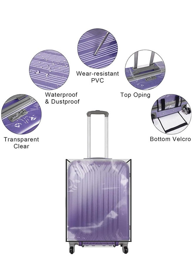 Lemon Waterproof Travel Luggage Cover, Suitcase Protector Clear,  Waterproof and Dustproof  (26Inch)  - Image 2