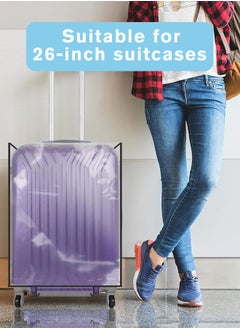 Lemon Waterproof Travel Luggage Cover, Suitcase Protector Clear,  Waterproof and Dustproof  (26Inch)  - Image 5