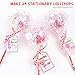 ORIENTAL CHERRY Valentines Day Gifts for Kids 24 Pack Giant LollipopShaped Stationery Set with Valentines Cards Pencils Stickers Erasers Stampers Sharpener for Classroom Exchange School Boys Girls Party Favors - Image 4