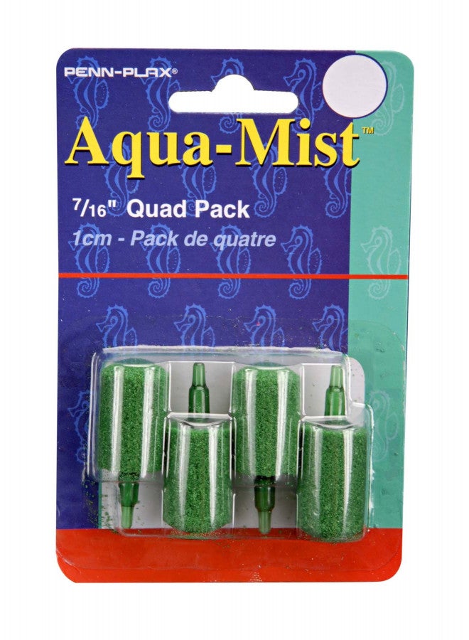 Penn Plax Penn-Plax AS6Q 4-Pack Aqua Mist Air Stone Cylinder Aerator for Fish Tank | Easy to Install to Your Pump | Aerates Your Tank - Image 1
