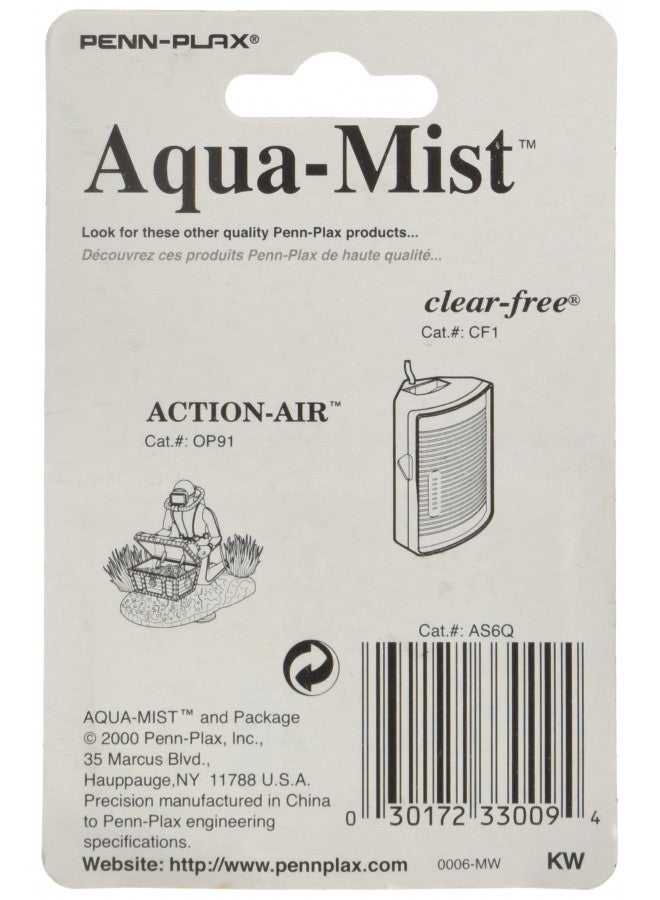 Penn Plax Penn-Plax AS6Q 4-Pack Aqua Mist Air Stone Cylinder Aerator for Fish Tank | Easy to Install to Your Pump | Aerates Your Tank - Image 4