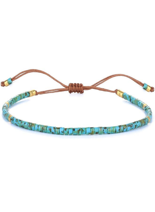 KELITCH Women Bracelets Seed Beaded Handmade Adjustable Chain Friendship Bracelets for Women - Image 1