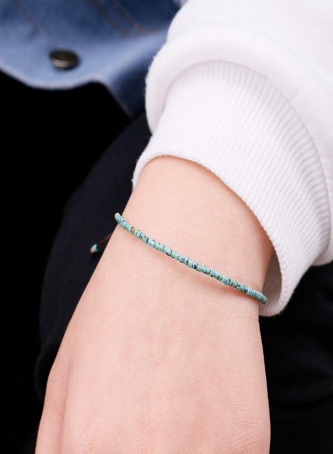 KELITCH Women Bracelets Seed Beaded Handmade Adjustable Chain Friendship Bracelets for Women - Image 4
