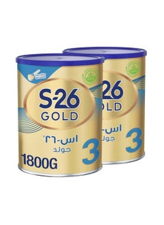S26 Third stage infant formula, package offer: 1+1, 1800 gm x 2, suitable for children from one to three years old 