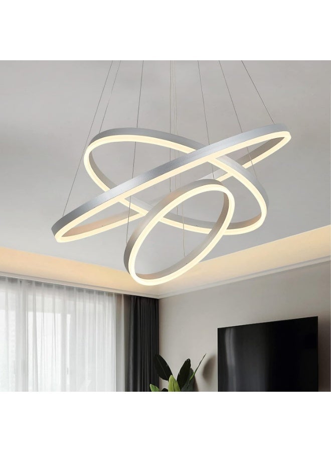 AFN Modern LED Pendant Ceiling Light with Artistic Loop Design, Energy Efficient Hanging Lamp for Living Room, Dining Area, Bedroom & Office Decorative Lighting Fixture - Image 1