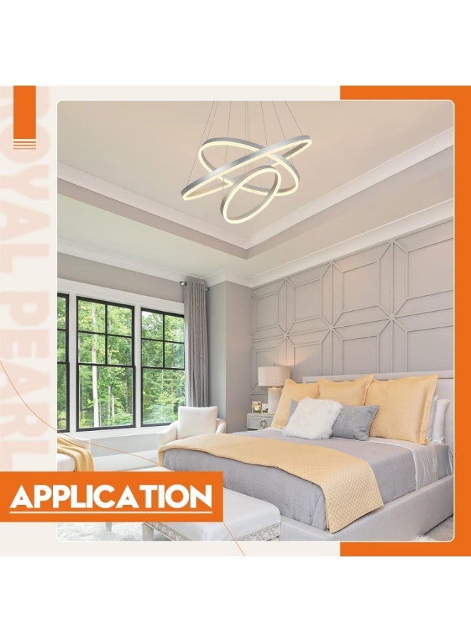 AFN Modern LED Pendant Ceiling Light with Artistic Loop Design, Energy Efficient Hanging Lamp for Living Room, Dining Area, Bedroom & Office Decorative Lighting Fixture - Image 5