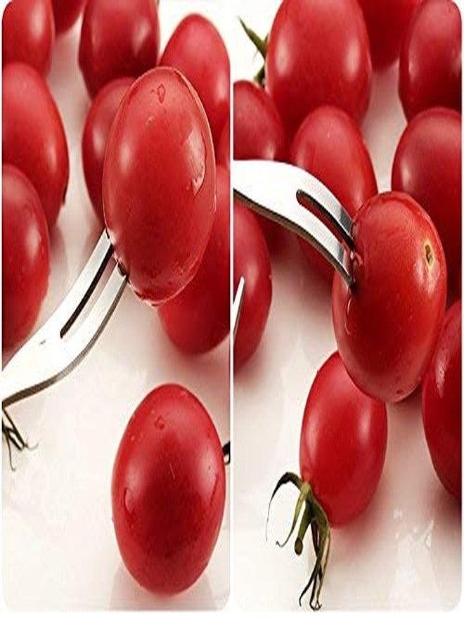 Appeasy شوكة فواكه من الفولاذ المقاوم للصدأ من Appeasy (فضية) - 12 قطعة. - Image 4