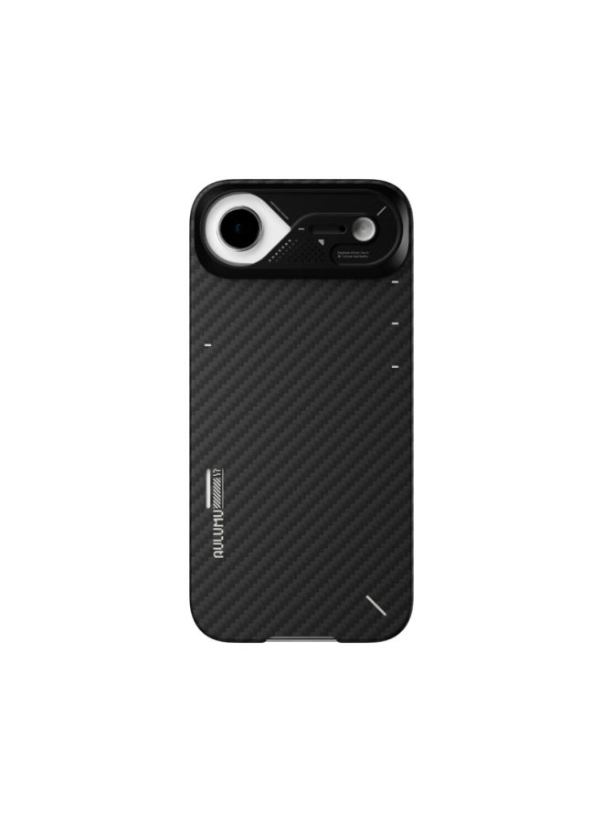 Aulumu New Apple Iphone 17 Air High-energy Ultra-thin Kevlar Aramid Fiber Magnetic Cooling Phone Case Magsafe Protective Case - Image 3