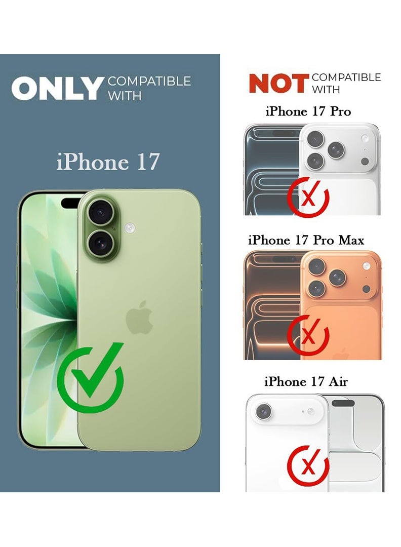 Case Up Case Compatible with Apple iPhone 17 Crystal Clear Tactical Back Cover Case With 360 Degree Protection, Shockproof Bumper Protective Phone Cover, Anti-Scratch Hard PC Back (Clear) - Image 2