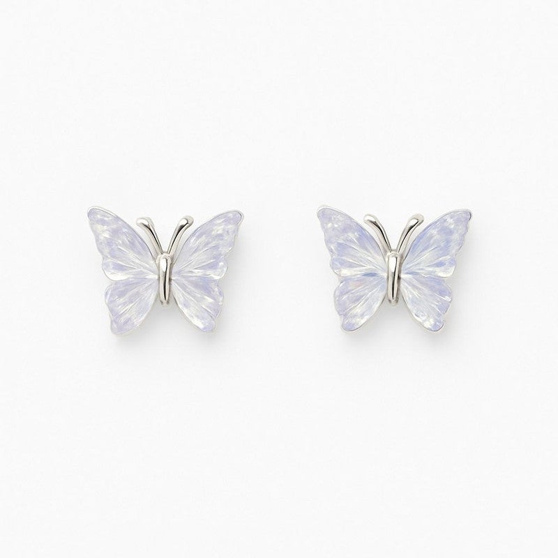Silver Town Butterfly Silver Earrings