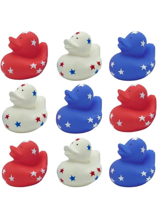 4E's Novelty Patriotic Rubber Ducks (24 Pack) Bulk 2" 4Th Of July Party Favors Patriotic Party Supplies Gifts Toys For Kids Adults Fourth Of July Jeep Ducking  - Image 2