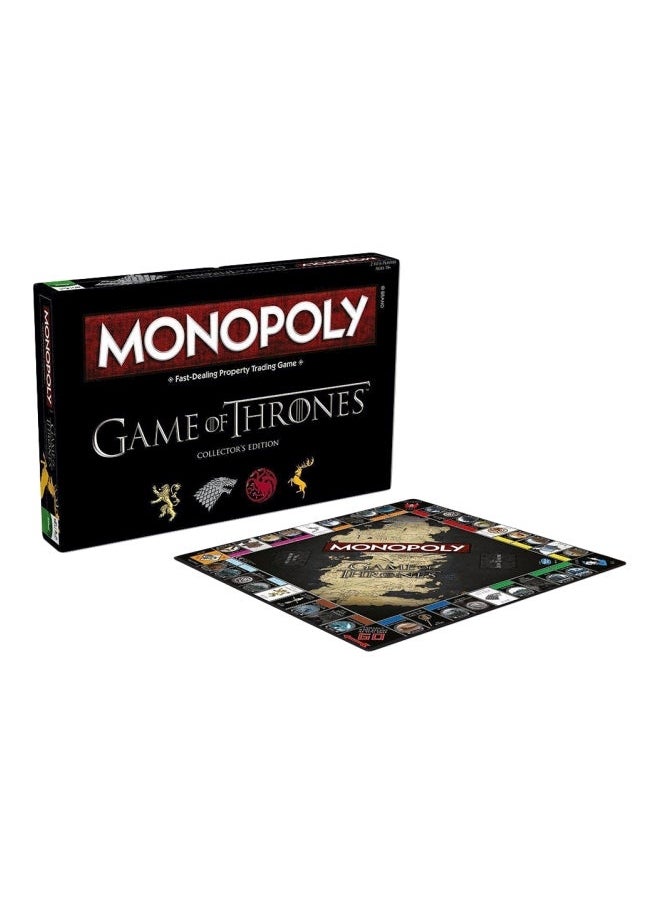 Monopoly Game of Thrones Board