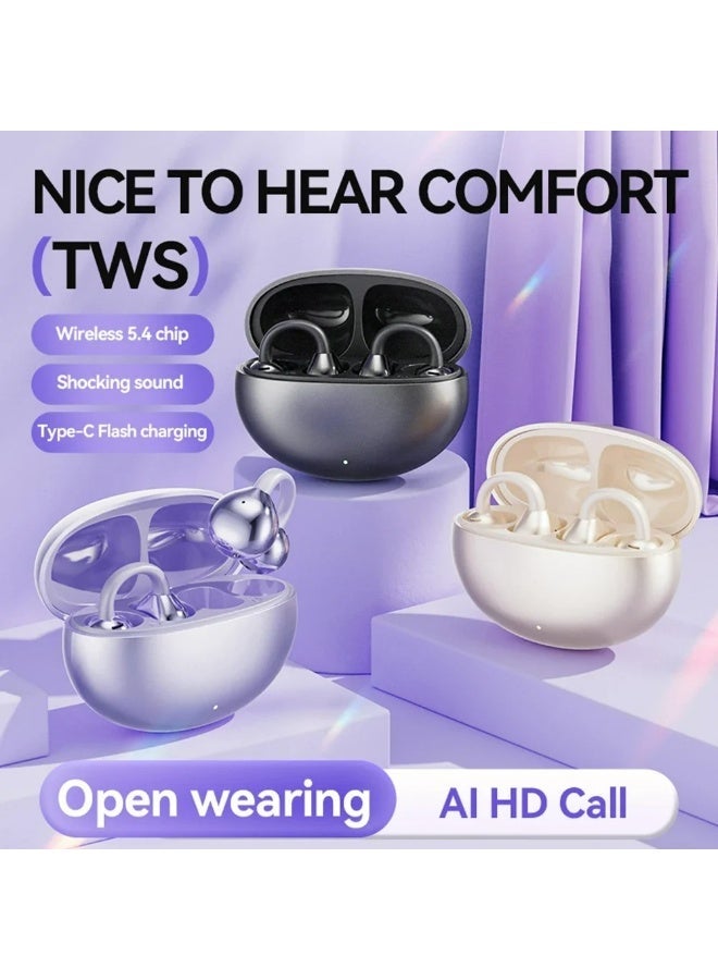 Best Wireless Earbuds , Free Clip earbuds ear clips, lightweight design for sports, noise reduction, 3D stereo sound, sweat resistant and waterproof - Image 3