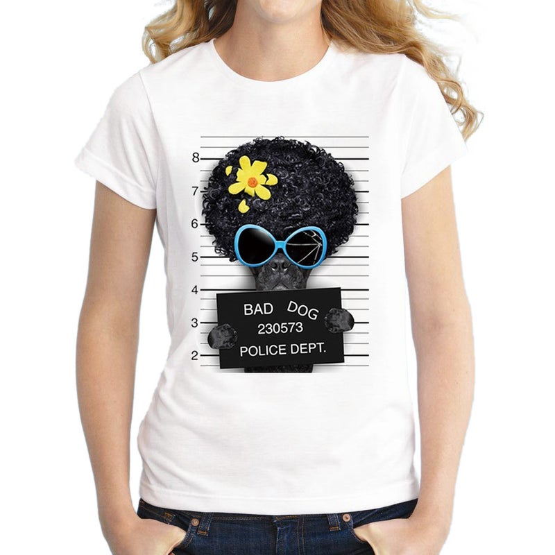 Wish Ladies Short Sleeve T-Shirt Bad Dog Manufacturers - Image 1