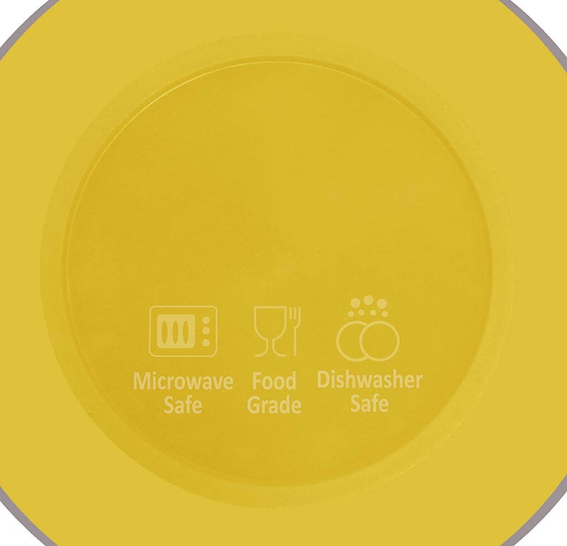 FINALITY finality Microwave Safe Plastic Coated Stainless Steel Air Tight Serving and Storage Bowl with Lid, Yellow Color, (Set of1) Size 14 cm, Capacity : 500 ml Each Bowl  - Image 3