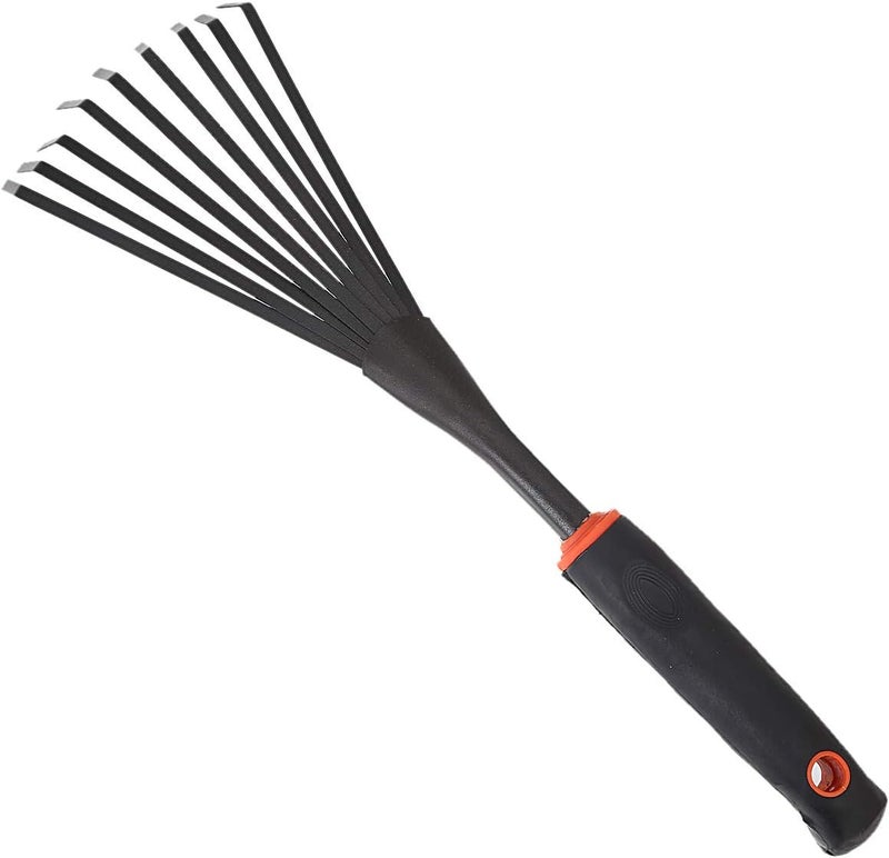 BMB Practical versatile construction Tools Iron Rake Shovel Black | hand tools | garding tools | Iron rake shovel|Iron Rake Shovel | Hand Rake| Lawn Care | Patio All storage type compatible - Image 3