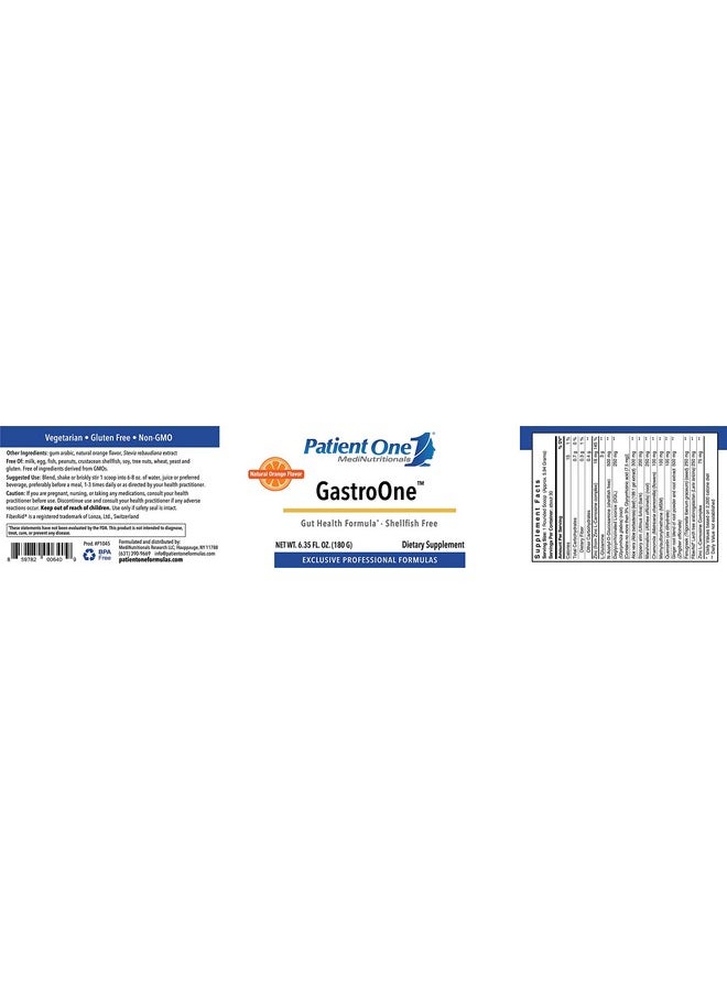 Patient One Gastroone™ Gut Health Formula I Powder Supplement To Support Gi Tract Gut Lining & Digestive Comfort* (6.35 Ounces)  - Image 3