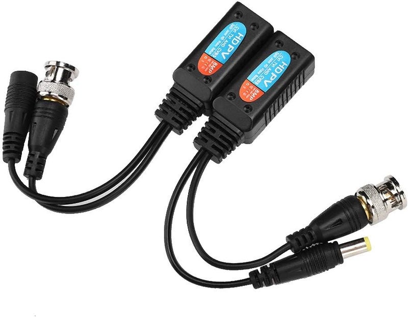 klarako 8MP HD CCTV Video Balun, Transceiver Transmitter CVI/AHD/TVI/CVBS Video Power Balun Transceive Twisted Pair Transmitter 12-18V - Image 3