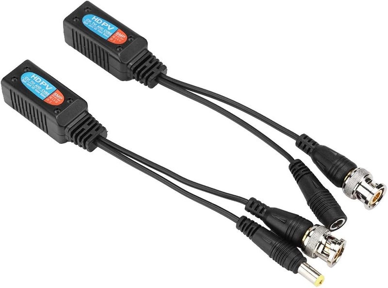 klarako 8MP HD CCTV Video Balun, Transceiver Transmitter CVI/AHD/TVI/CVBS Video Power Balun Transceive Twisted Pair Transmitter 12-18V - Image 2