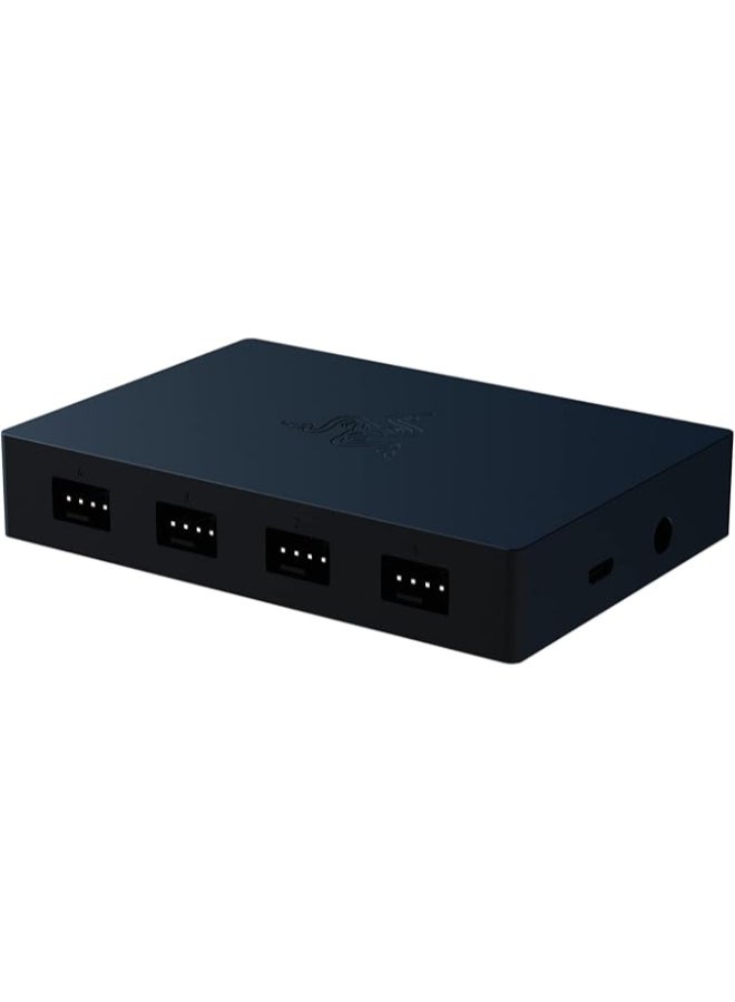 Razer PWM PC Fan Controller: Connects Up to 8 Fans I Supports 4-pin X 8 PWM headers I Custom Fan Curve Profiles I Convenient Fan Monitoring I Thin Profile - Black I RZ34-02140700-R3M1 - Image 1