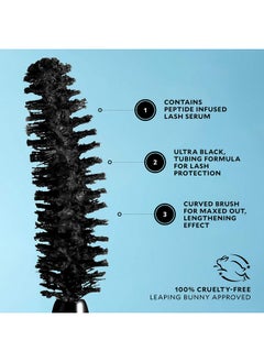 Velour Lashes ماسكارا Pretty Big Deal لتعزيز الرموش مع الببتيدات ماسكارا فعالة 3 في 1 لحماية الرموش وتعزيز نموها وتغذيتها، منتجات تجميل فاخرة متميزة  - Image 3