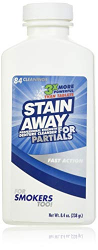 Stain-Away Regent Labs Stain Away Professional Strength Denture Cleanser for Partials, 8.4 Ounce - Image 1