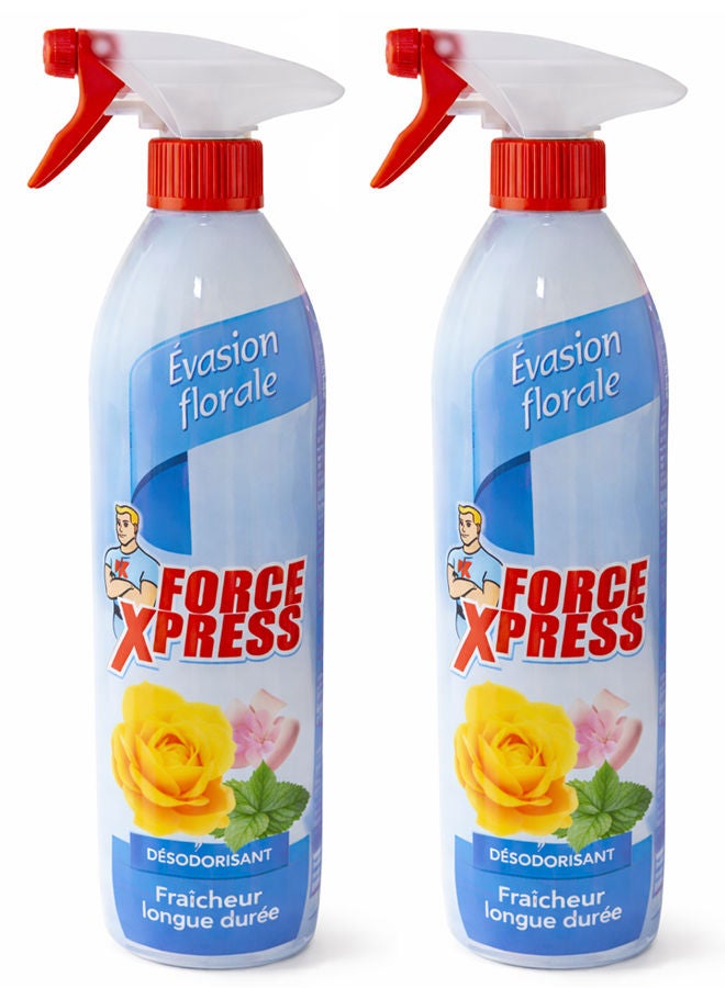 معطر جو فورس إكسبريس برائحة الزهور إيفاجن، عبوتان سعة 430 مل