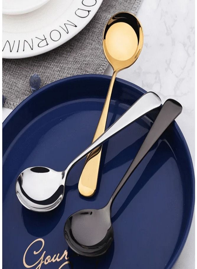 Black Coffee Cup Tasting Spoon  - Image 1