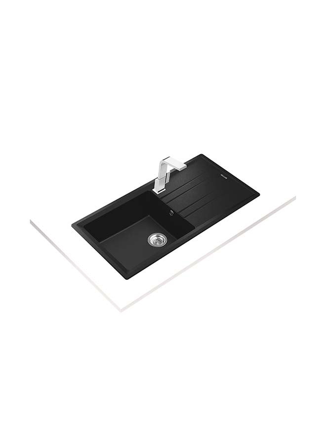 TEKA Stone 60 L-Tg 1B 1D Inset Tegranite Sink With One Bowl+Drainer Carbon 1000x510x200mmmm - Image 2
