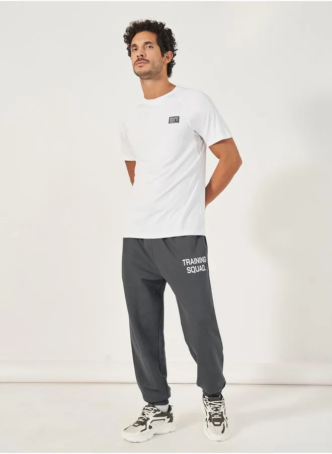 Styli Styli Eco Earth Slogan Print Oversized Training Joggers