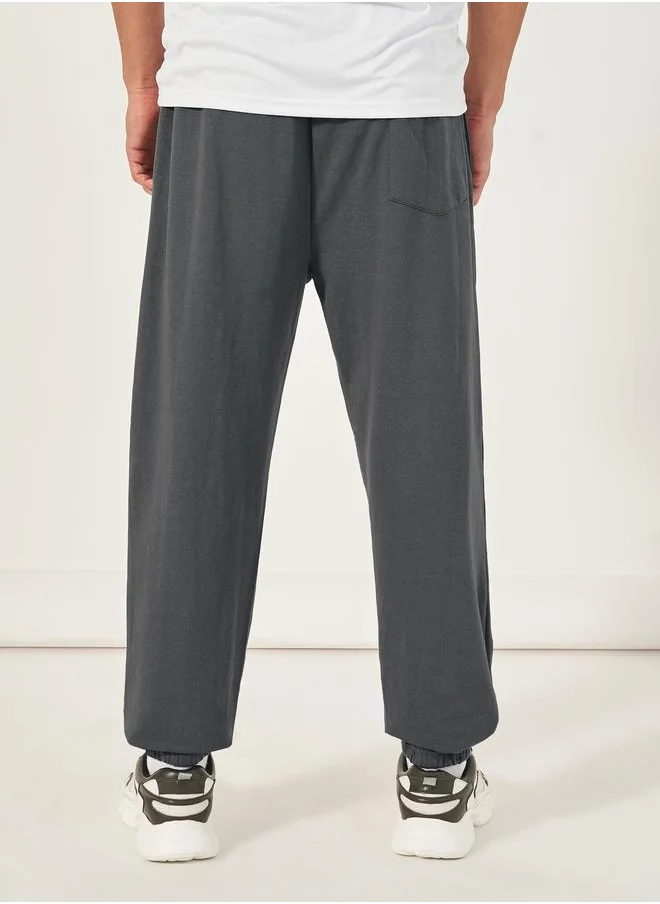 Styli Styli Eco Earth Slogan Print Oversized Training Joggers
