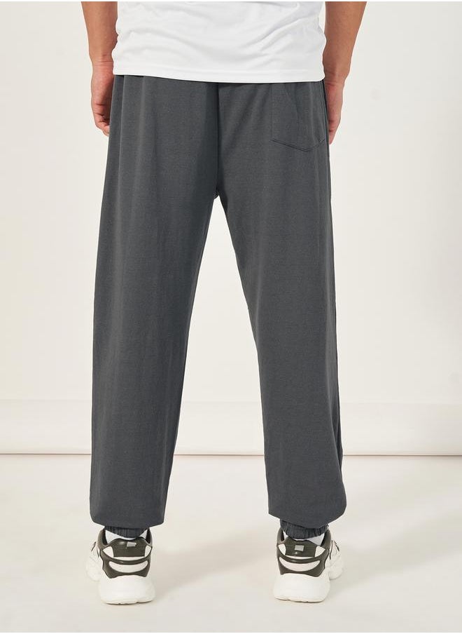 Styli - Eco Earth Slogan Print Oversized Training Joggers - Image 1
