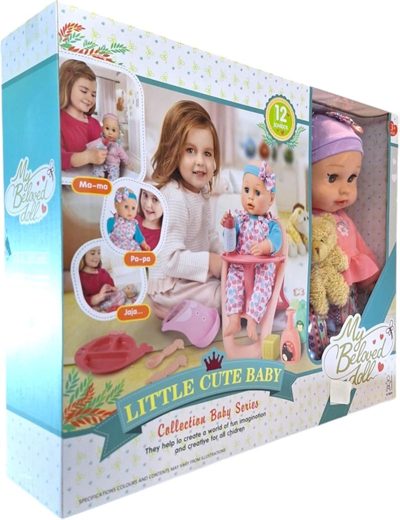 Masha Baby Doll with Chair and Accessories - from gtgtoys