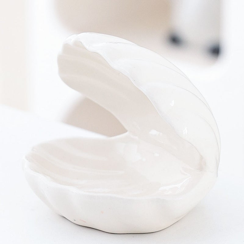 Jewelry Storage Shell Shape Box Jewelry Holder Organizer for Earrings - Image 4