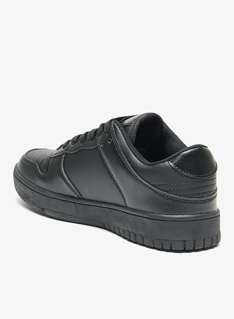 Oaklan by Shoexpress Womens Textured Lace-Up Sneakers - Image 2