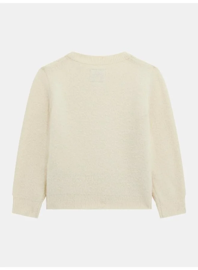 جس Kids Sequins Logo Sweaters Girls