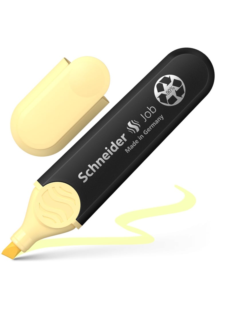 Schneider علامة نصية مميزة واحدة باللون الفانيليا الباستيل - Image 1
