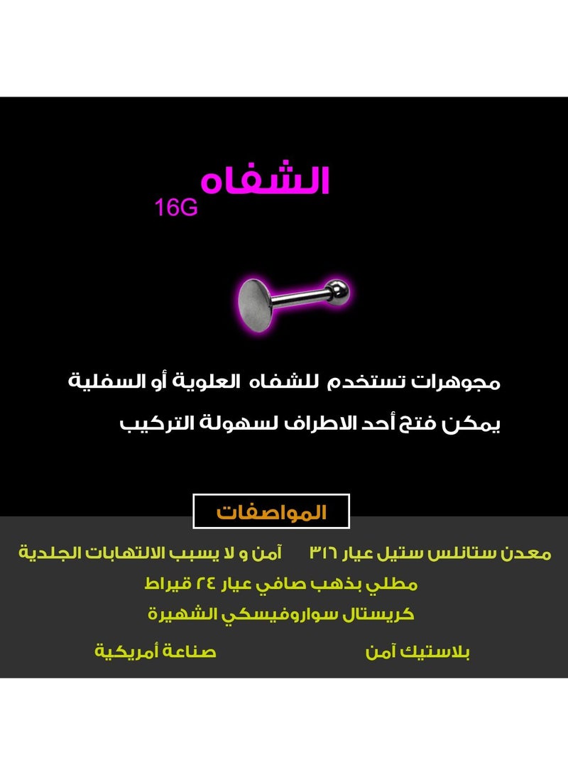 إكس 8 بودي هاردوير كريستال لابريت من الفولاذ المقاوم للصدأ 316L - Image 3