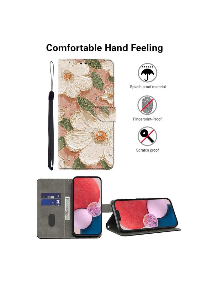 اس-توب جراب لهاتف موتورولا موتو جي 52 مصنوع من الجلد المطلي حديثًا - Image 4