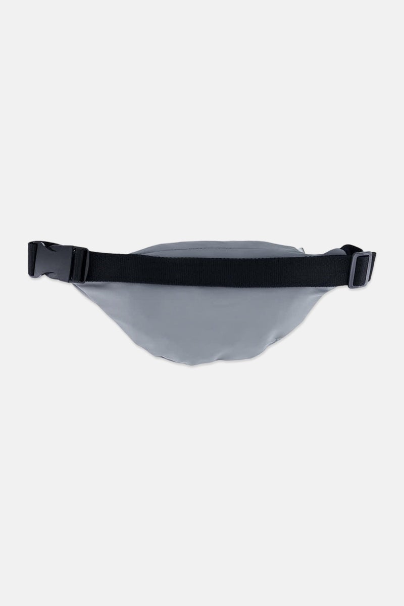 Motiv Men Solid Leather Fanny Pack 23 x L 14 x H 2 x W cm, Grey - Image 3