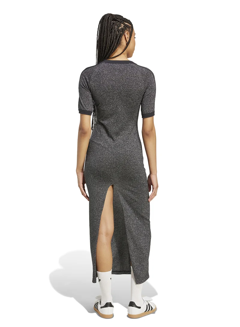 اديداس اوريجينالز 3-Stripe Adicolor Holiday Glitter Dress