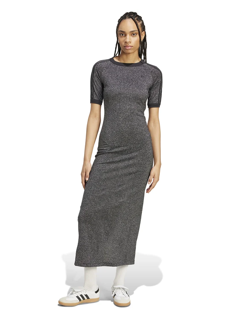 اديداس اوريجينالز 3-Stripe Adicolor Holiday Glitter Dress