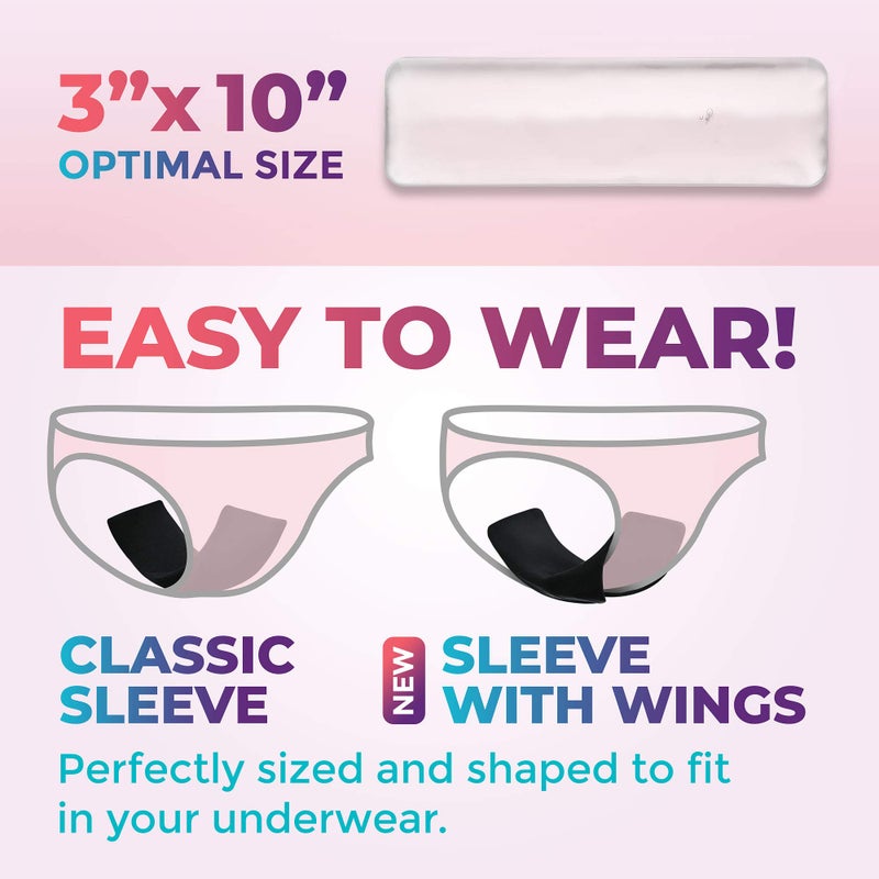 PhysioNatural Reusable Perineal Ice Packs with Washable Sleeves â€“ for Hemorrhoids, Postpartum Vaginal Pain, and Groin Discomfort - Image 5