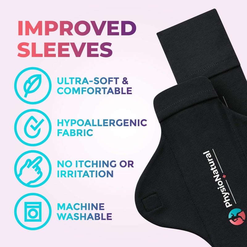 PhysioNatural Reusable Perineal Ice Packs with Washable Sleeves â€“ for Hemorrhoids, Postpartum Vaginal Pain, and Groin Discomfort - Image 4