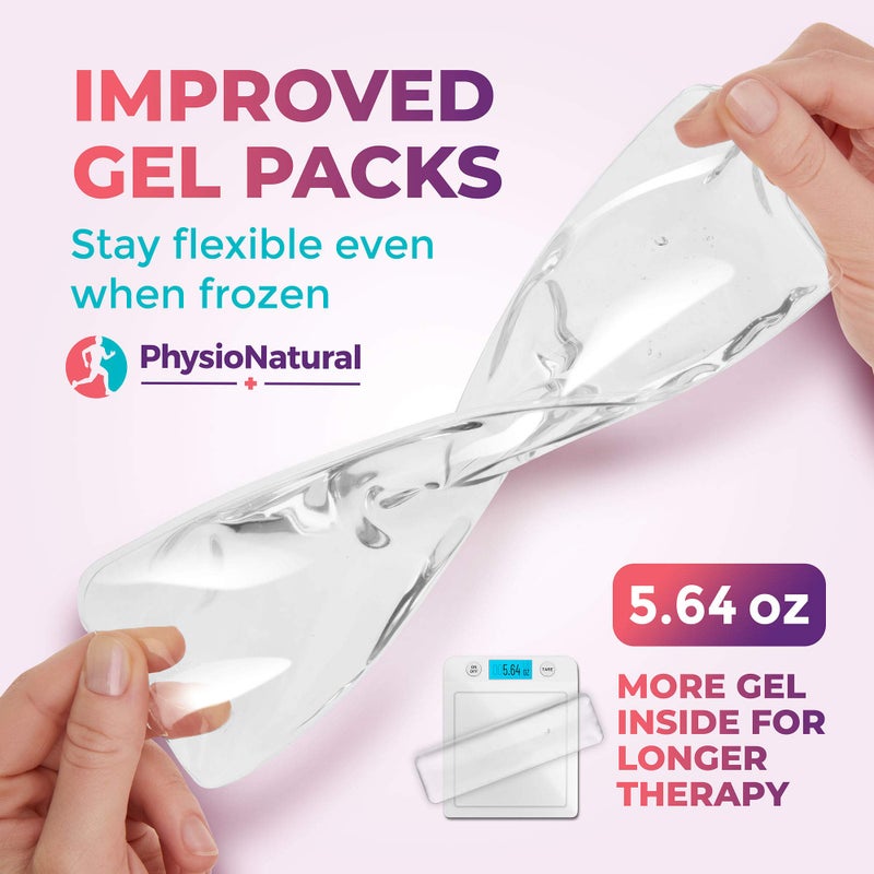PhysioNatural Reusable Perineal Ice Packs with Washable Sleeves â€“ for Hemorrhoids, Postpartum Vaginal Pain, and Groin Discomfort - Image 3