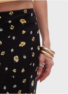 TOPSHOP High Waist Floral Skirt  - Image 3